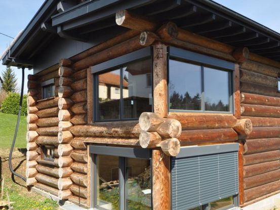 Blockhaus in Franken