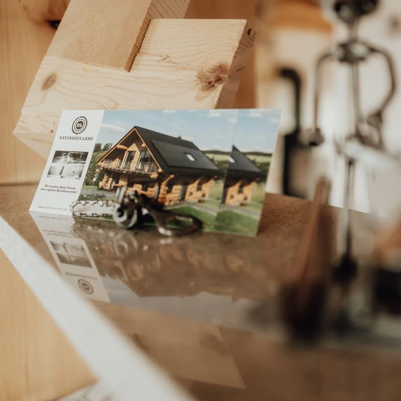 Visitenkarte von Naturhaus Lanz