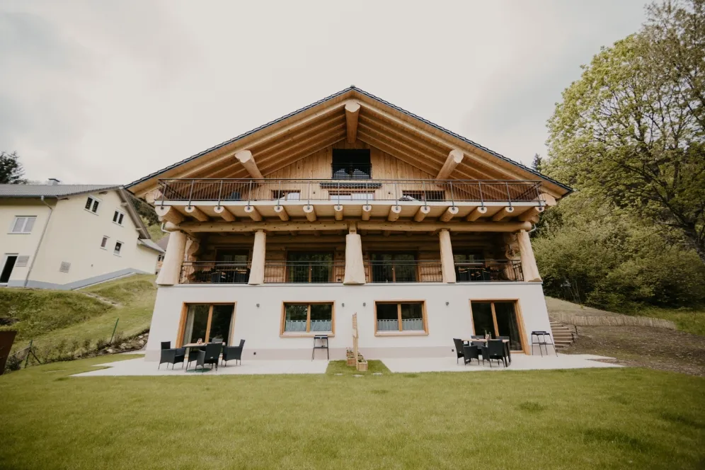 Probewohnen im Naturstammhaus von Naturhaus Lanz – Ansicht 1