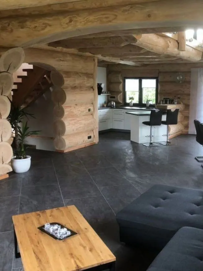 Wohnküche Blockhaus
