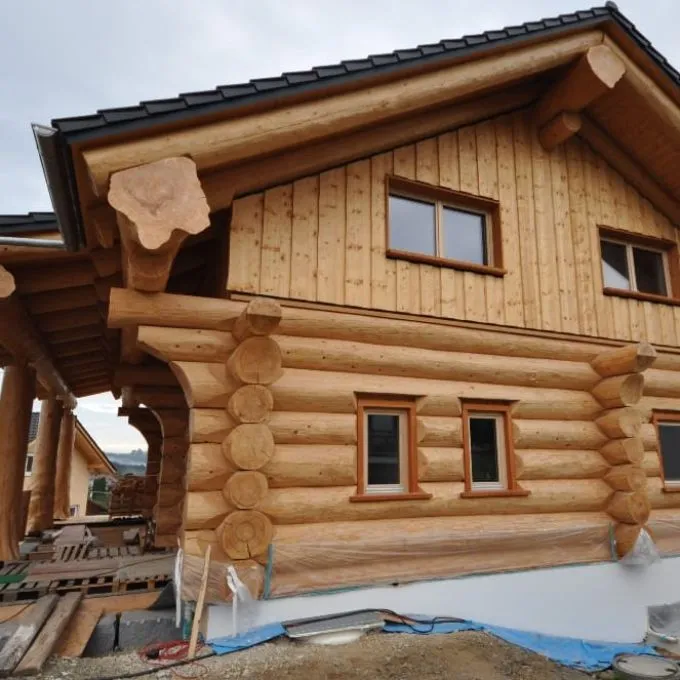 Referenz Naturstammhaus in Sölden