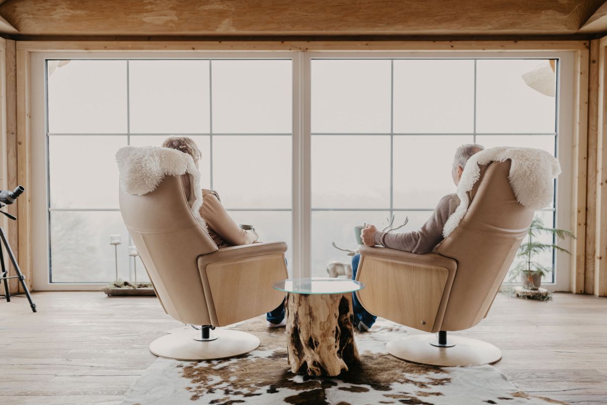 Langlebige Naturstammhäuser