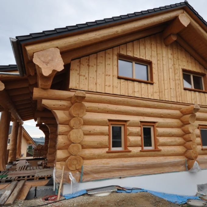 Referenz Naturstammhaus in Sölden